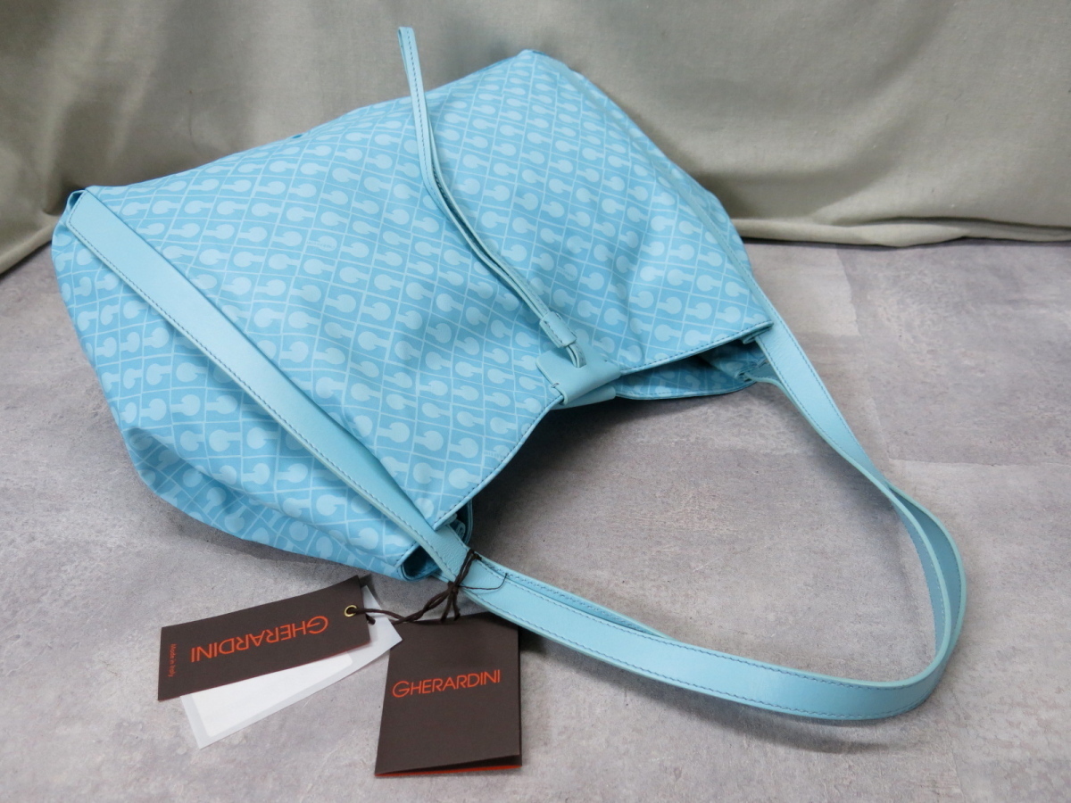 ○未使用○GHERARDINI ゲラルディーニ○ソフティ○トート バッグ○総柄 