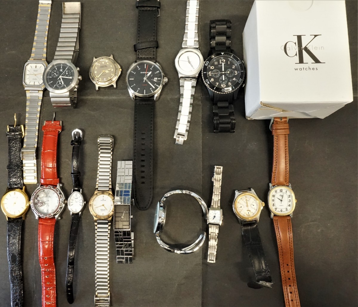 激安大特価 1円 おたからや F0511-16 腕時計 ジャンクまとめ SEIKO/MarcJacobs/DIESSEL/CK 他 動作未確認(アナログ（クォーツ式）)｜売買されたオークション情報、yahooの商品情報をアーカイブ公開 - オークファン その他