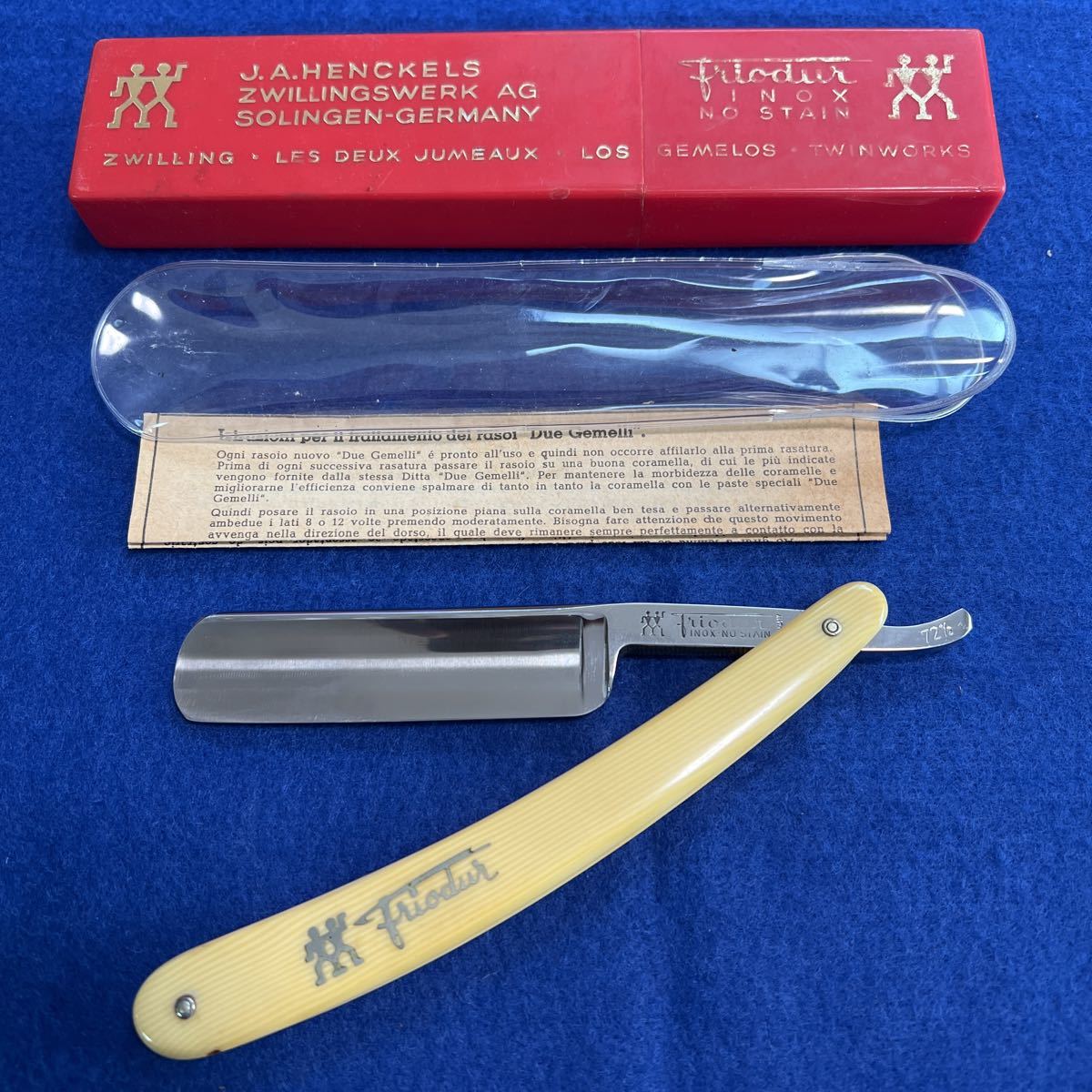 HENCKELS ゾーリンゲン 理容 西洋剃刀 SOLINGEN - ZWILLINGSWERK 0