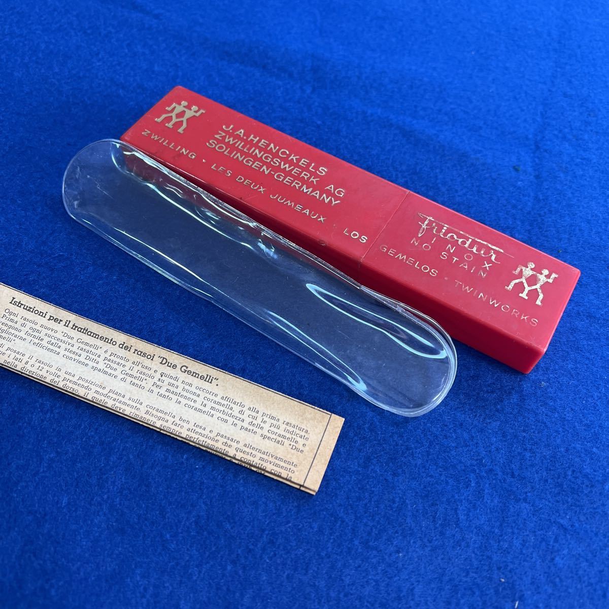 HENCKELS ゾーリンゲン 理容 西洋剃刀 SOLINGEN - ZWILLINGSWERK 0