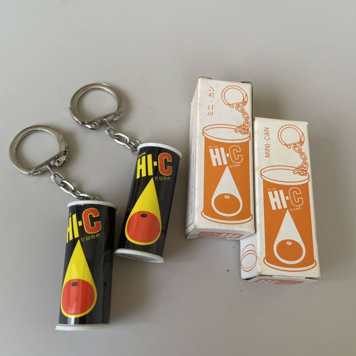キーホルダー 昭和レトロ 当時物 HI-C コカ・コーラ 箱付き コカコーラ 