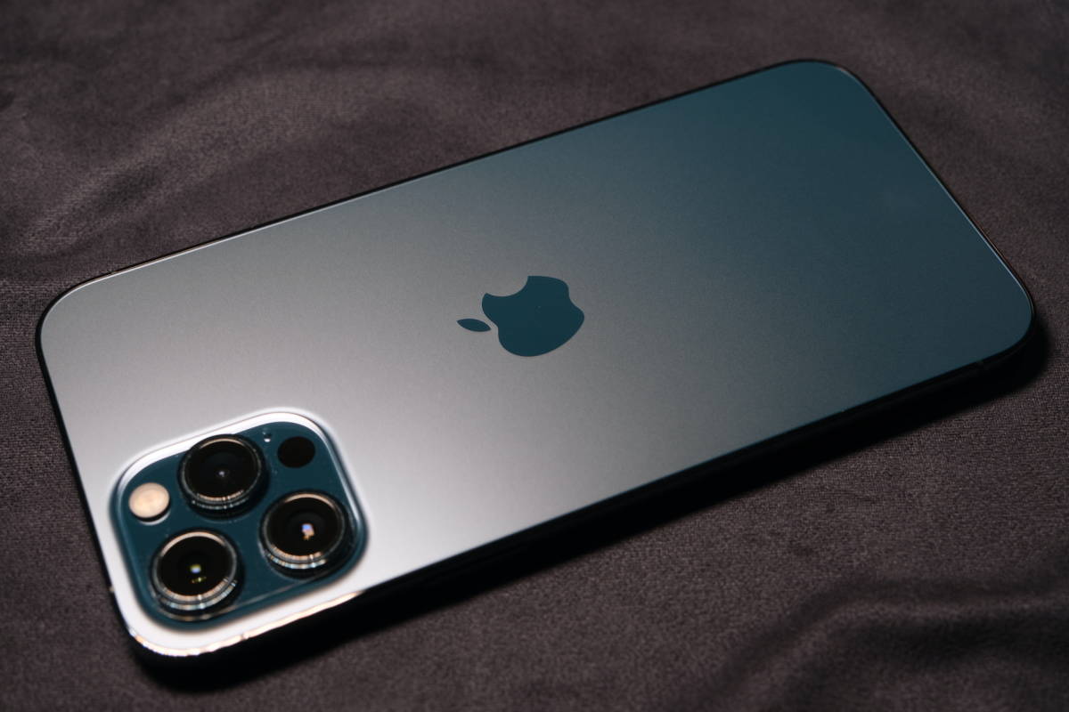 1円開始 Apple iPhone 12 Pro Max 512GB パシフィックブルー SIMフリー 