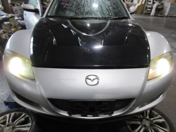 28120 SE3P RX-8 メーカー不明 FRP製 社外 ダクト付エアロボンネット