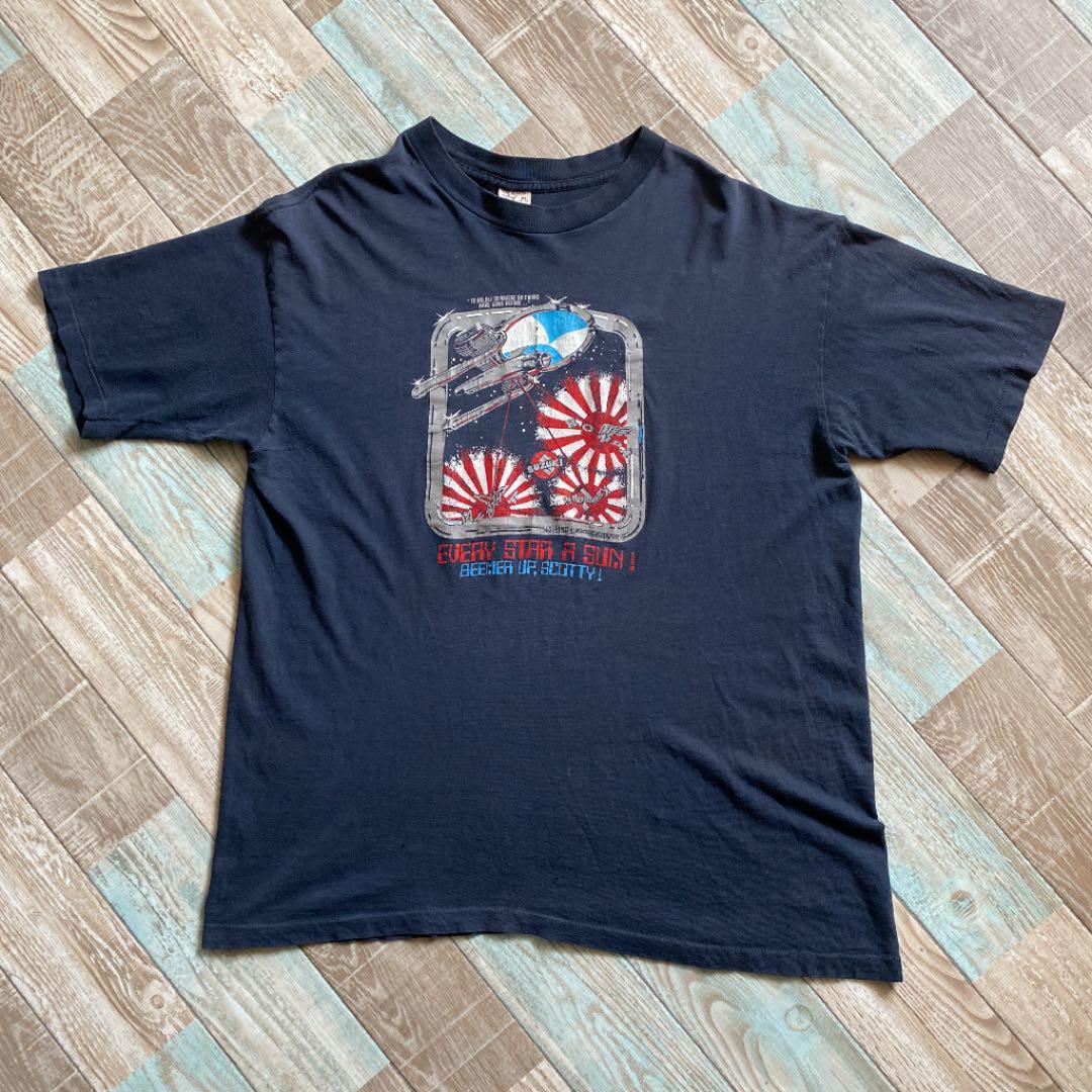 お得，2026 80s ビンテージ USA製 SPACE BIKE WAR BMW&times;HONDA SUZUKI Kawasaki YAMAHA 宇宙 戦争 Tシャツ XL ハーレー ダビッドソン HARLEY DAVIDSON(イラスト、キャラクター)｜売買されたオークション情報、yahooの商品情報 XLサイズ以上