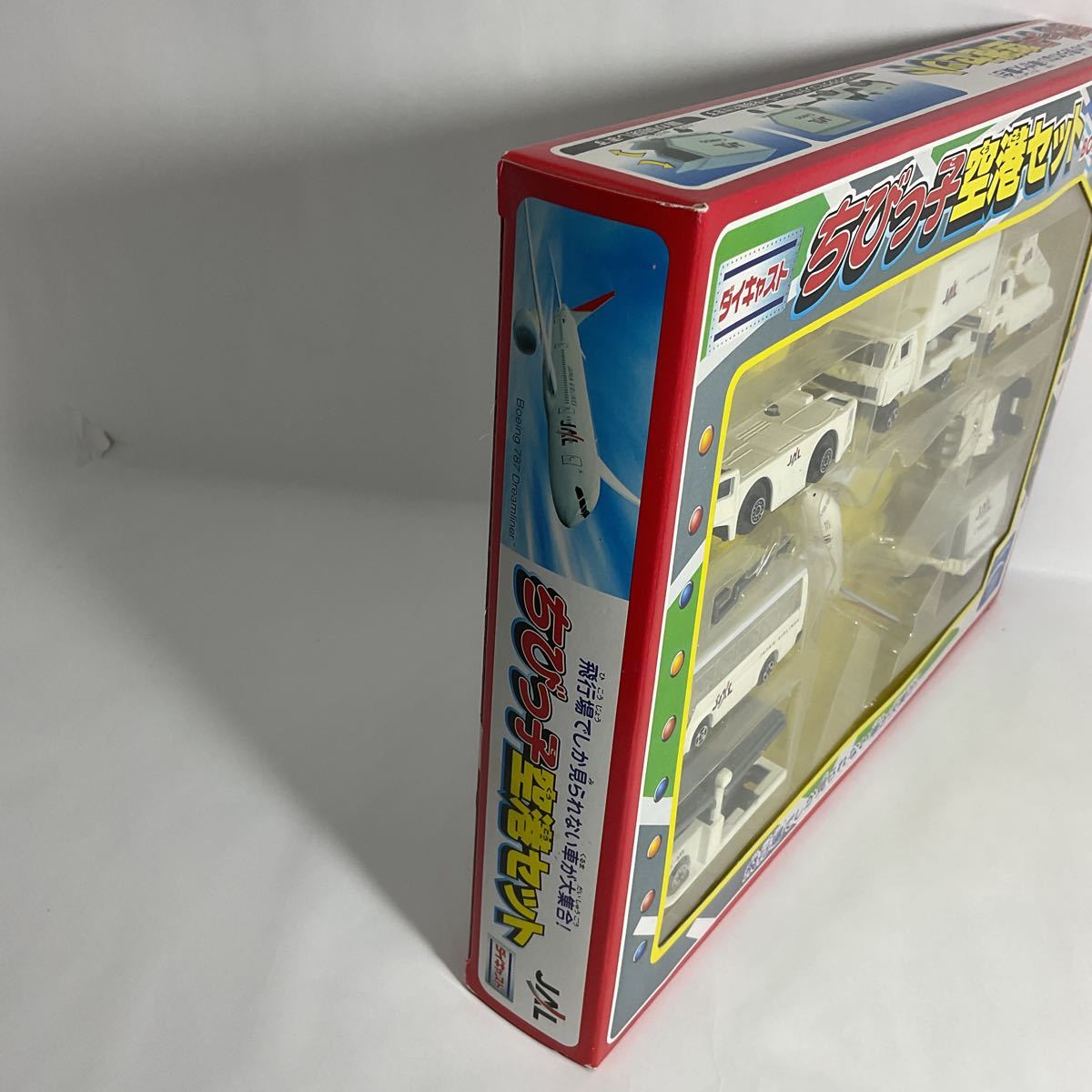 品 同梱可 JAL ちびっ子空港セット ダイキャスト 丸彰 ボーイング787 