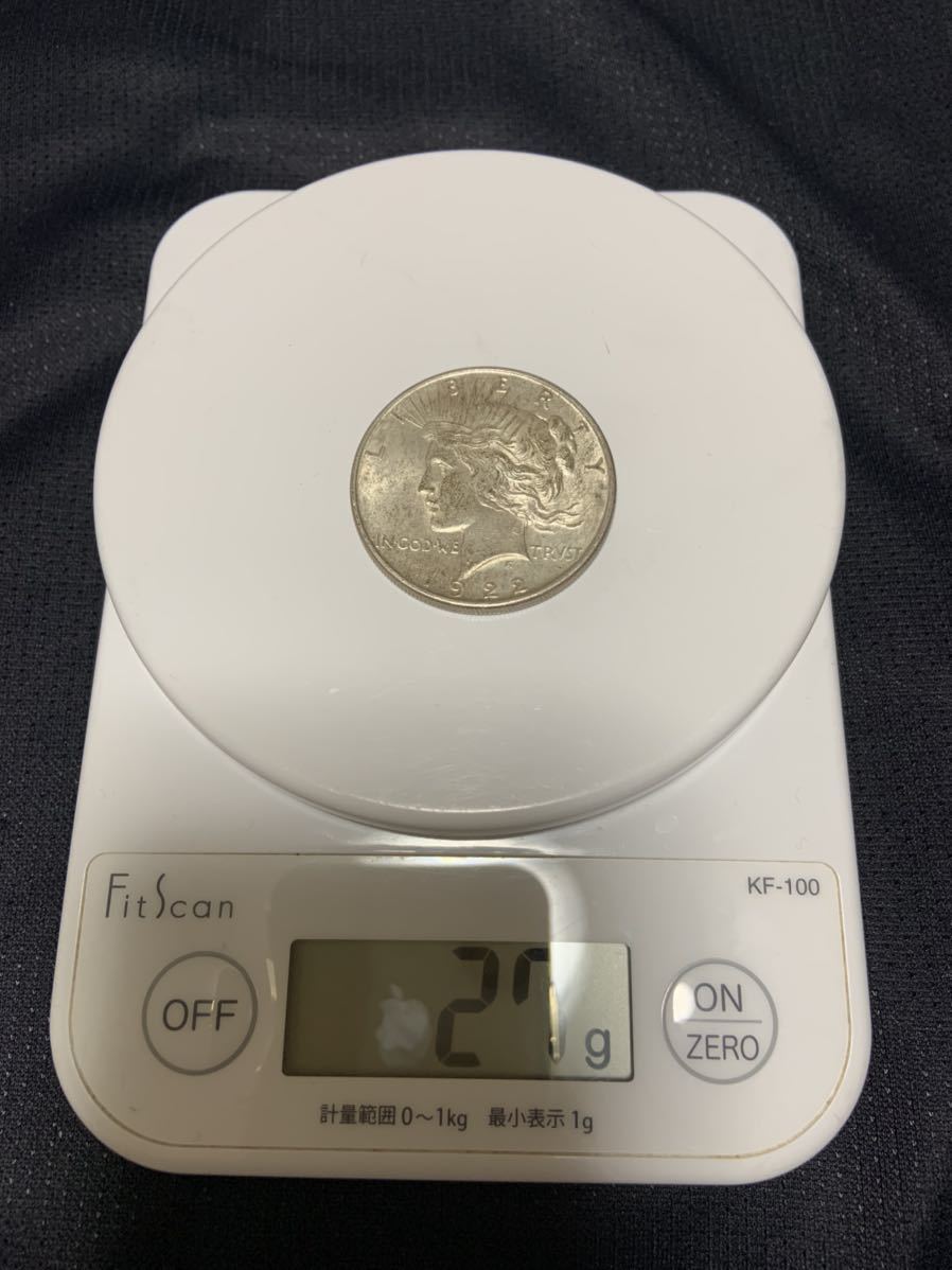ピースダラー アメリカ 1ドル銀貨 銀貨 1ドル 1922年 1923年 レプリカ