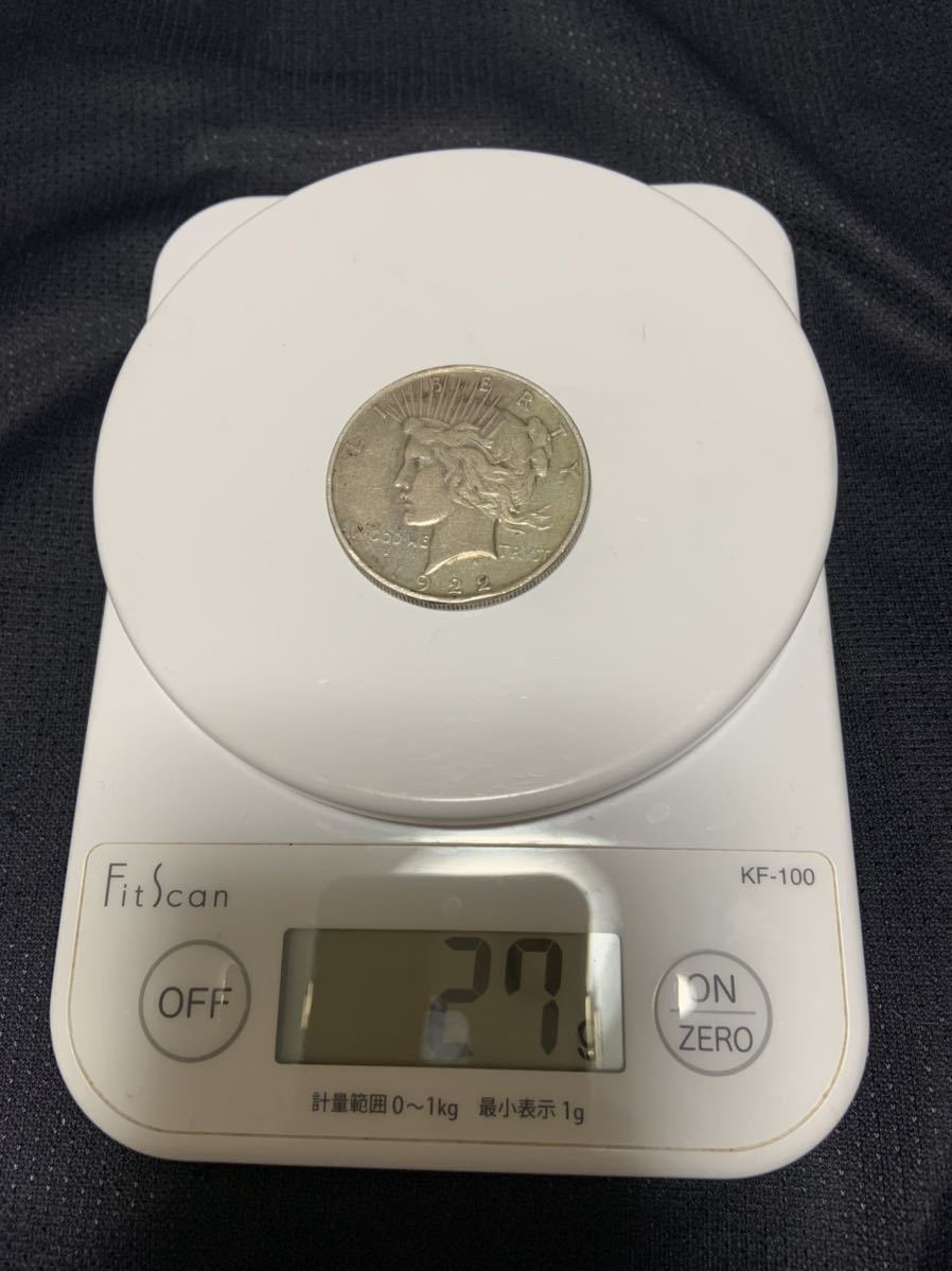 ピースダラー アメリカ 1ドル銀貨 銀貨 1ドル 1922年 1923年 レプリカ