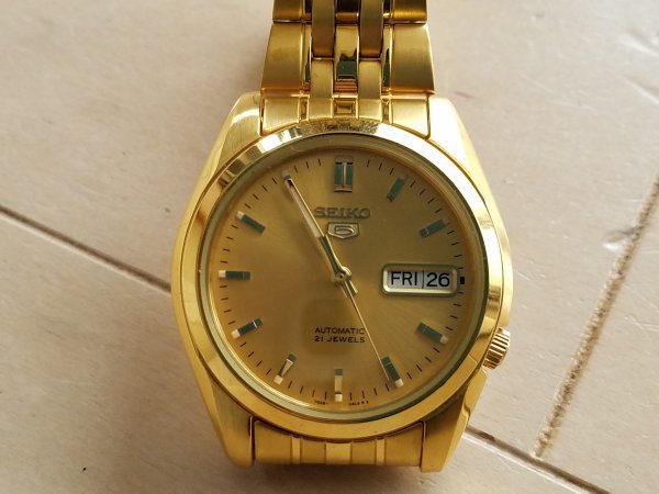 SEIKO 自動巻き 7S26-01V0 SEIKO1円～セイコー5 7s26-01v0 メンズ
