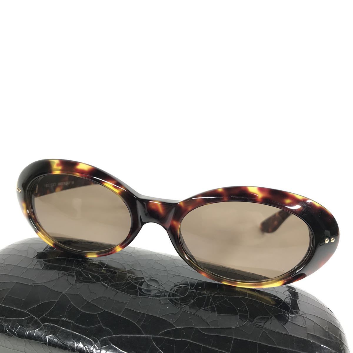 グッチ】本物 GUCCI サングラス Gロゴ金具 GG2413/N/S べっ甲調