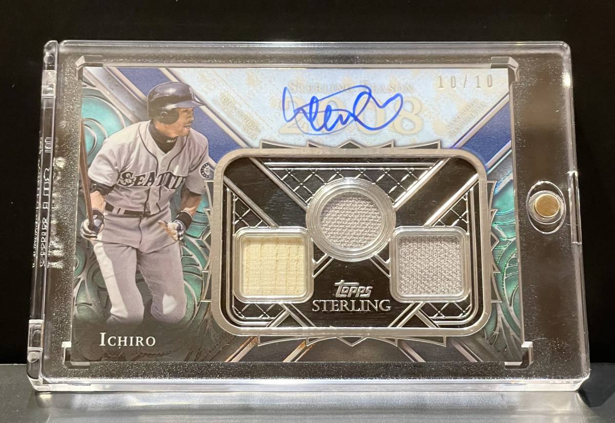 イチロー 2022 Topps Sterling Seasons Auto Relics Blue Parallel 10 
