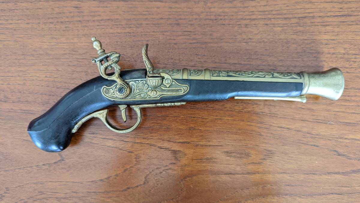 古式銃 フリントロック 海賊ピストル コスプレ用 装飾品 レプリカ 装飾銃 売買されたオークション情報 Yahooの商品情報をアーカイブ公開 オークファン Aucfan Com
