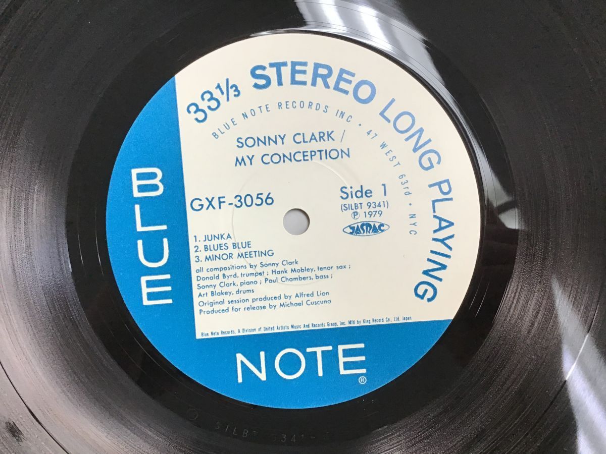 Conception My - Sonny Clark Poet Vinyl Note Blue CLARK LP Tone