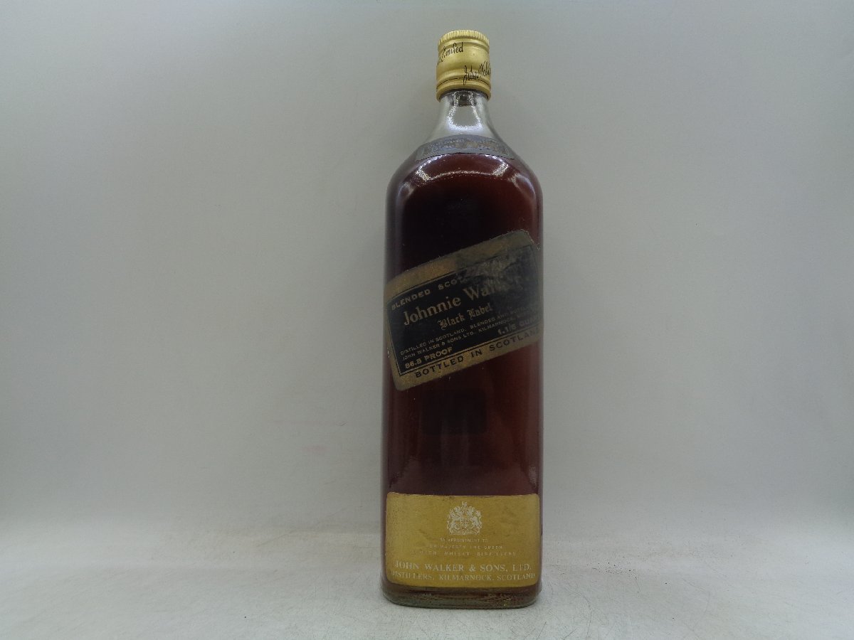 同梱OK商品】JOHNNIE WALKER BLACK LABEL ジョニー ウォーカー 黒