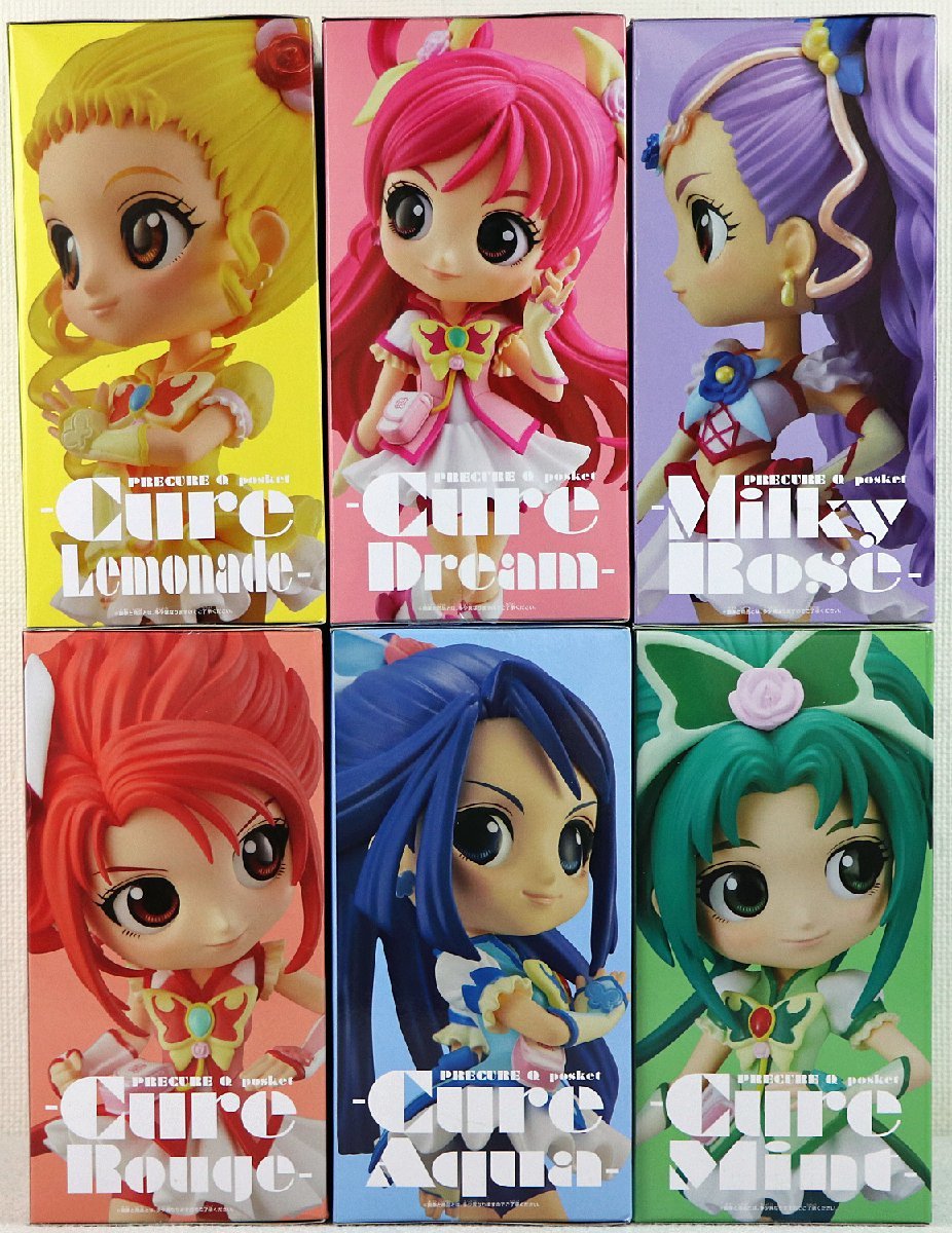 プリキュア5gogo qposket フィギュア6体セット中古品