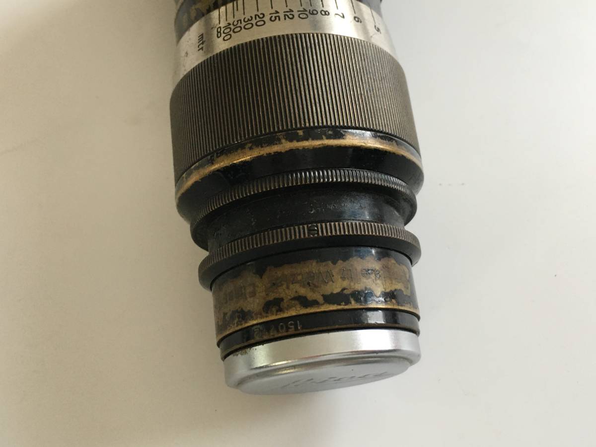 Leitz Ernst Hektor Wetzlar Leica 1:4.5 Lens f=13.5cm 135mm Leica's