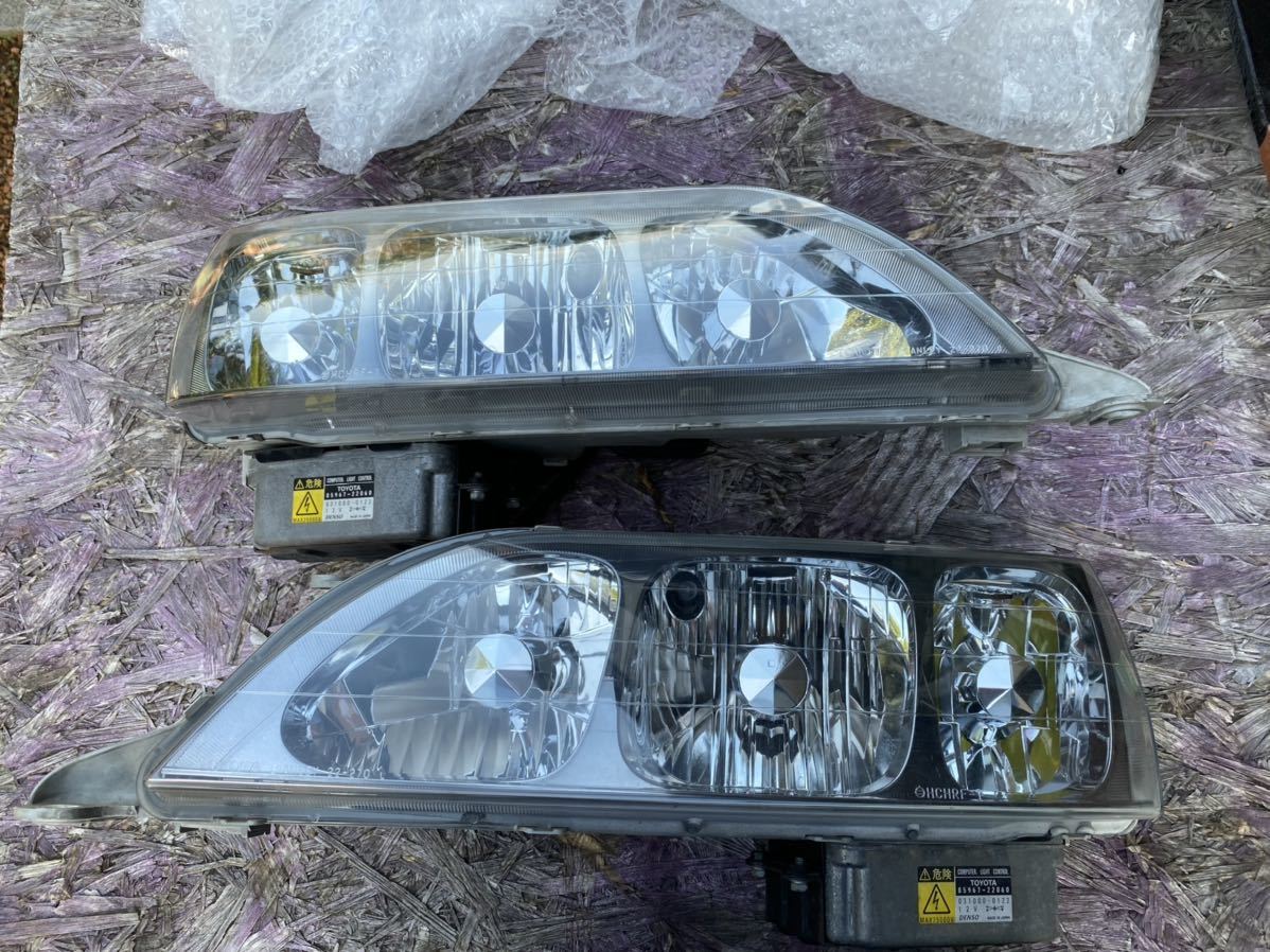 jzx100クレスタヘッドライトヘッドランプ HID左右セット クレスタ JZX100 後期 LX100系 JZX100系 ZEROLIBERTY