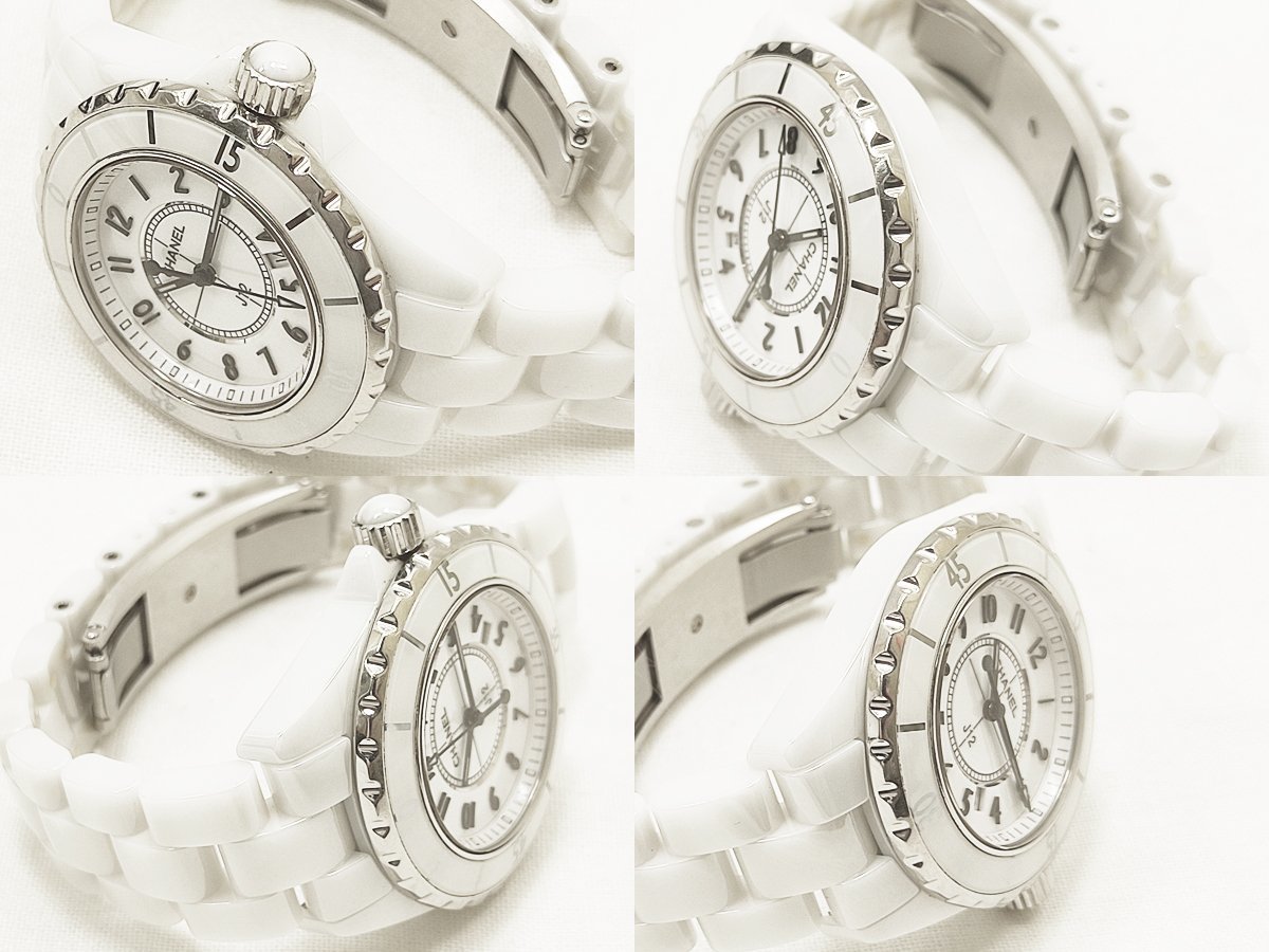 ◎1円スタート 稼働品 CHANEL シャネル J12 レディース腕時計 H0968 