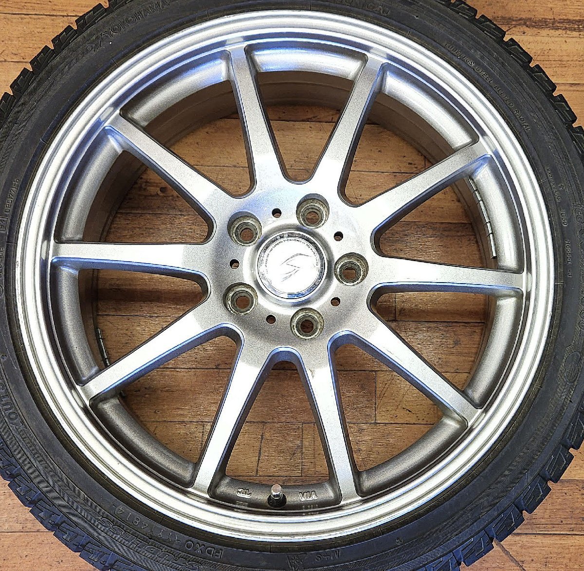 良品 STRANGER 7.5J×18 +53 PCD114.3-5穴 ハブ径 73mm ヨコハマ