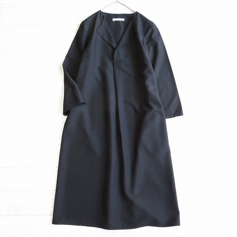 GALERIE VIE トゥモローランド☆洗えるシルク100% 黒 大人着回し プル 