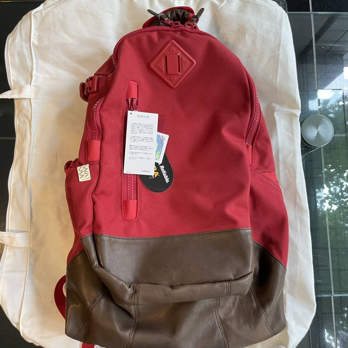 新品未使用 visvim CORDURA 20L (FR VEG.L）RED レッド バックパック  
