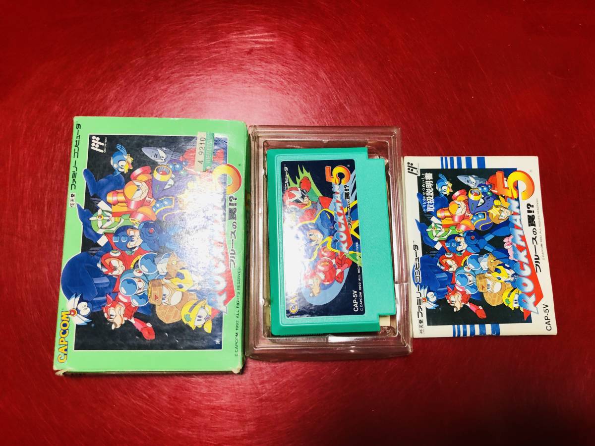 ロックマン5 ブルースの罠 箱説付 同梱可能☆即売☆多数出品
