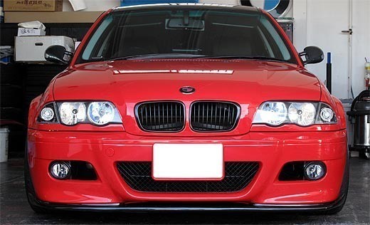 ○BMW E46前期/後期クーペ用E46M3フロントバンパーセット/PPウレタン