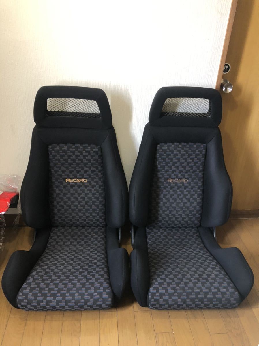 レカロ LS 2脚セット 中古良品 左右ダイアル 当時物 RECARO (本体  