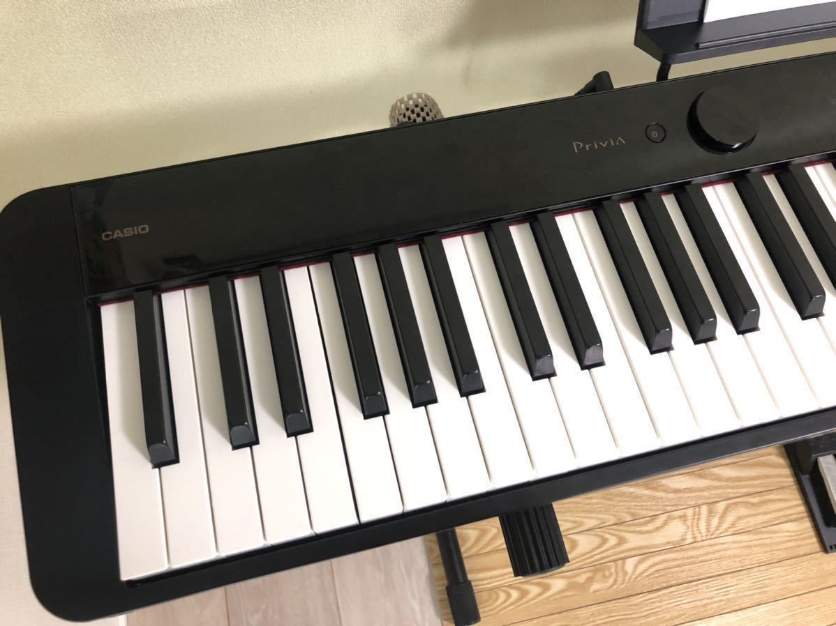 引取限定 】2021年製 CASIO Privia プリヴィア PX-S1100 BK スタンド 