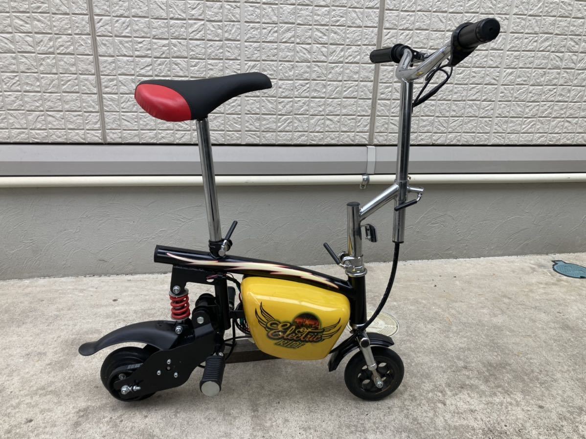 【未使用】電動モーターバイク ミニモンキー Electric RIDER RIDER 電動バイク Electric エレクトリックライダー Yahoo