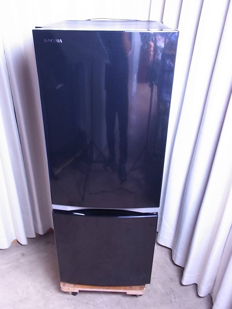 東芝 153L 冷蔵庫 2019年製 GR-P15BS-K 2ドア | 右開き GR-P15BS(