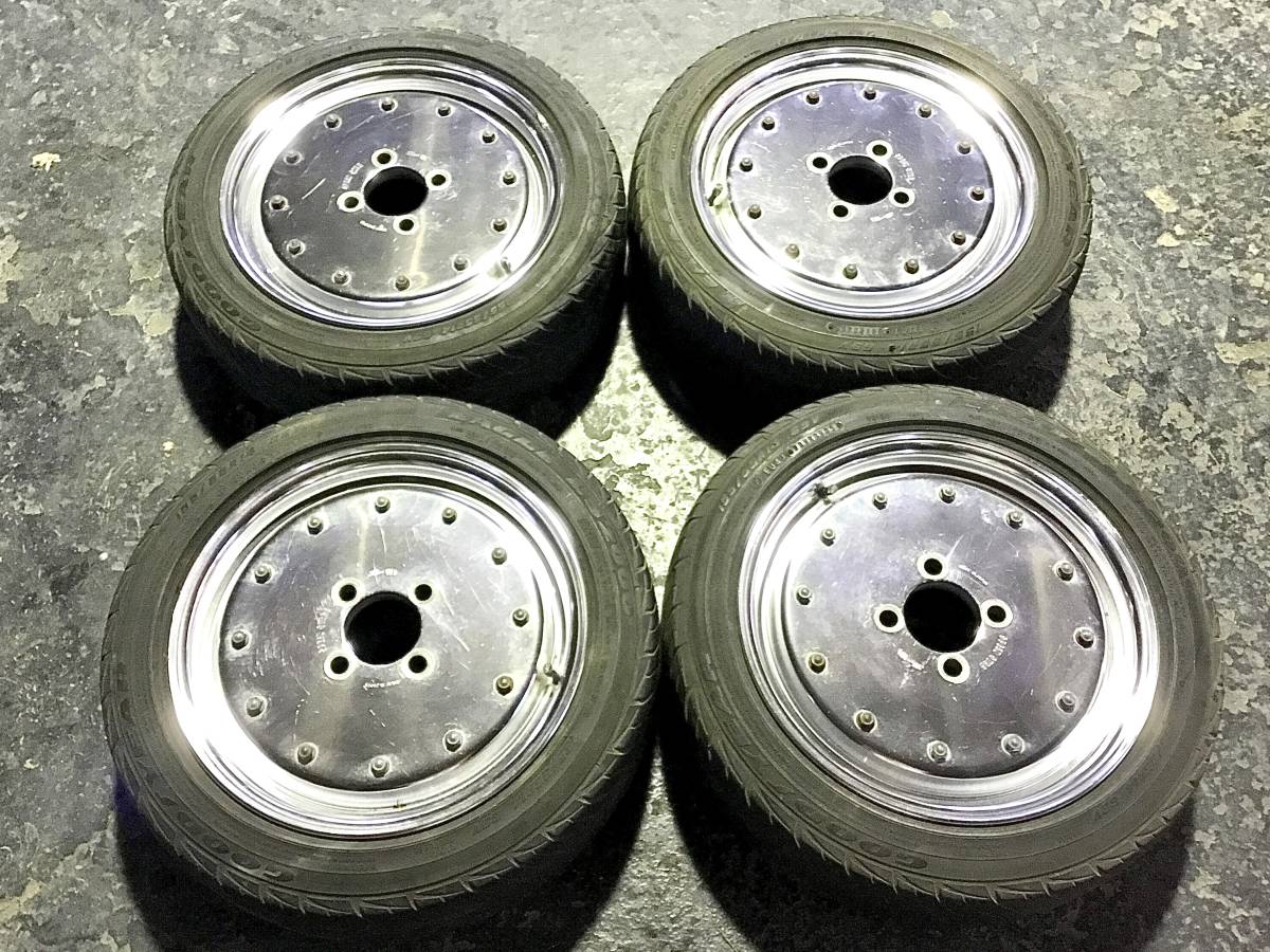 手渡可 14インチ Pcd100 Ssr スピードスターレーシング マーク1 Mk 1 マーク 5j 4穴100 155 55r14 4本セット 42 旧車 埼玉県 社外品 売買されたオークション情報 Yahooの商品情報をアーカイブ公開 オークファン Aucfan Com