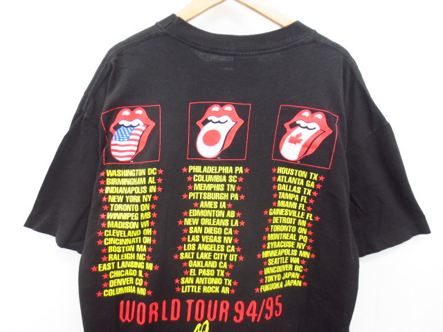 1994 THE ROLLING STONES ザ・ローリング・ストーンズ 94/95 ライブT 