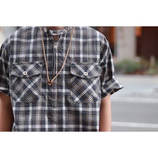 nonnative】19SS WORKER PULLOVER SHIRT RELAXED FIT S/S P/C