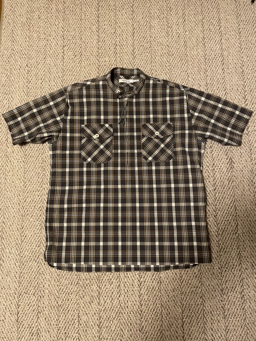 nonnative】19SS WORKER PULLOVER SHIRT RELAXED FIT S/S P/C
