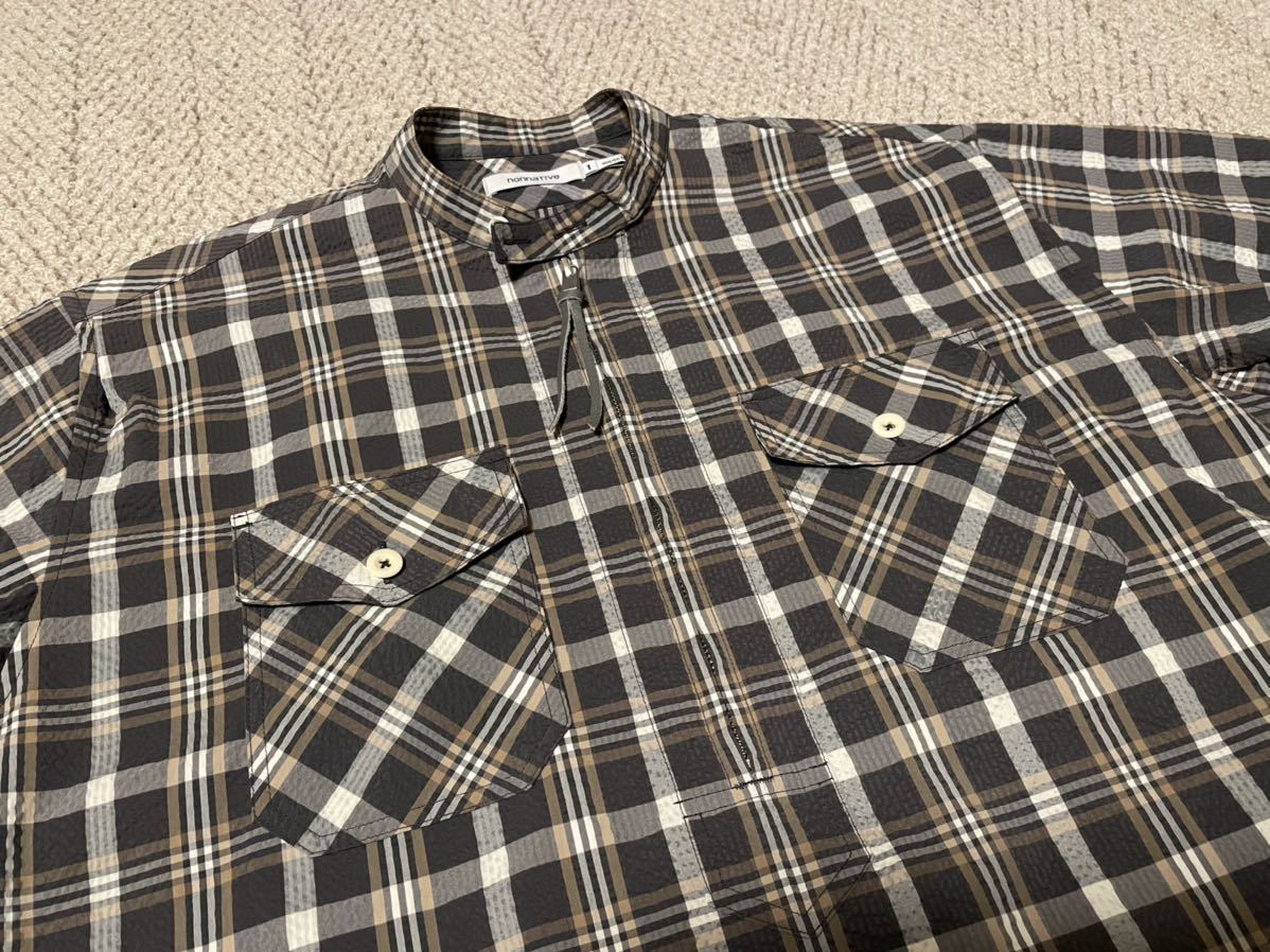 nonnative】19SS WORKER PULLOVER SHIRT RELAXED FIT S/S P/C