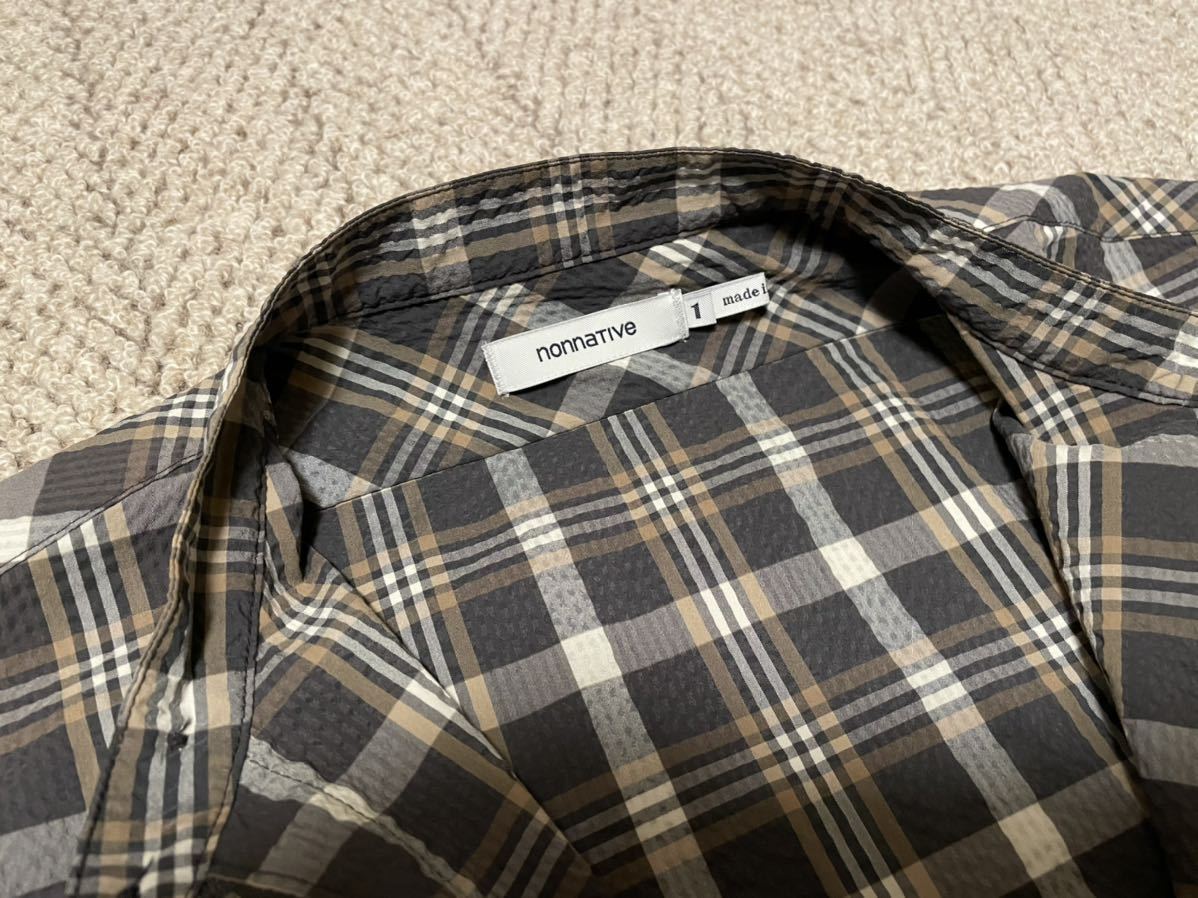 nonnative】19SS WORKER PULLOVER SHIRT RELAXED FIT S/S P/C