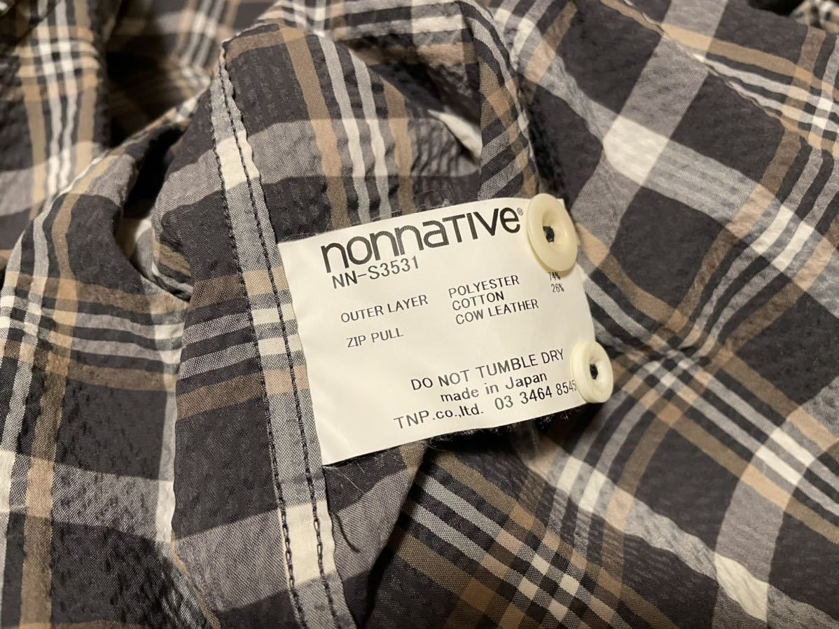 nonnative】19SS WORKER PULLOVER SHIRT RELAXED FIT S/S P/C