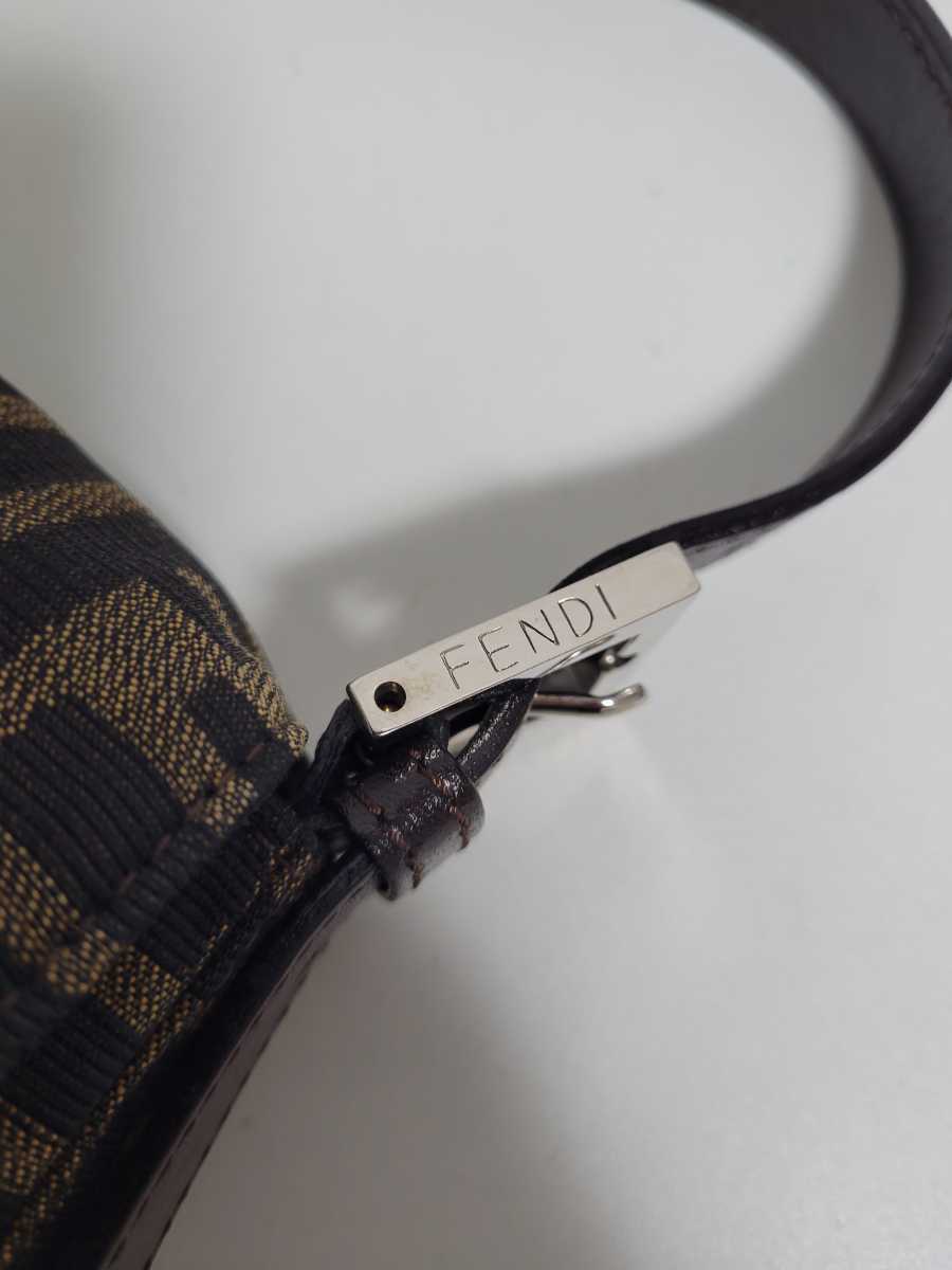 マンマバケット FENDI フェンディ フェンディ○ズッカ○マンマバケット○ナイロン 極美品 ベージュ系 超美品　フェンディ　マンマバケット　ズッカ　ショルダーバッグ　ハンドバッグ　正規　
