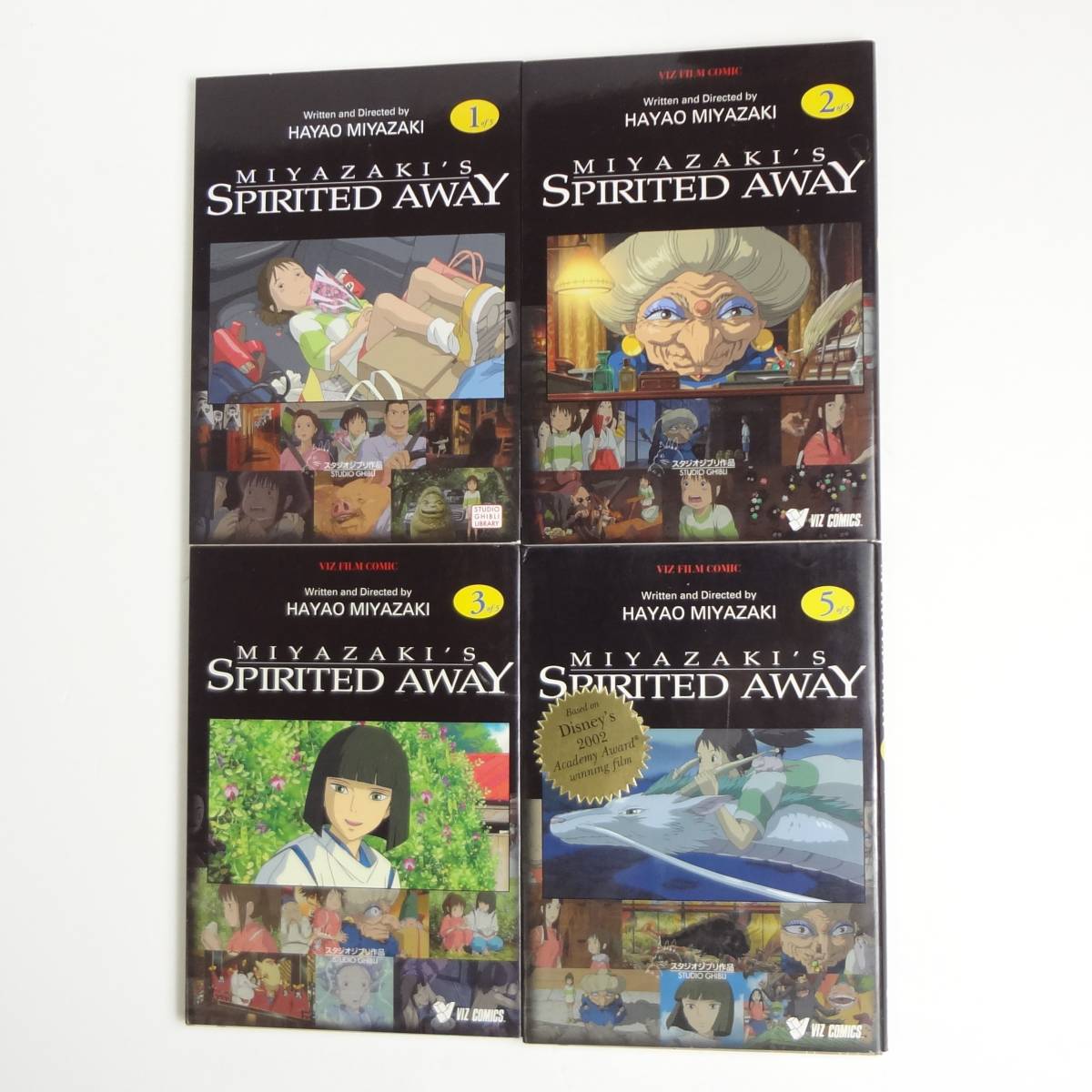 【英語】4冊セット★千と千尋の神隠し★宮崎駿★スタジオジブリ★Spirited Away★Hayao Miyazaki★Studio Ghibli★漫画 洋書［13］