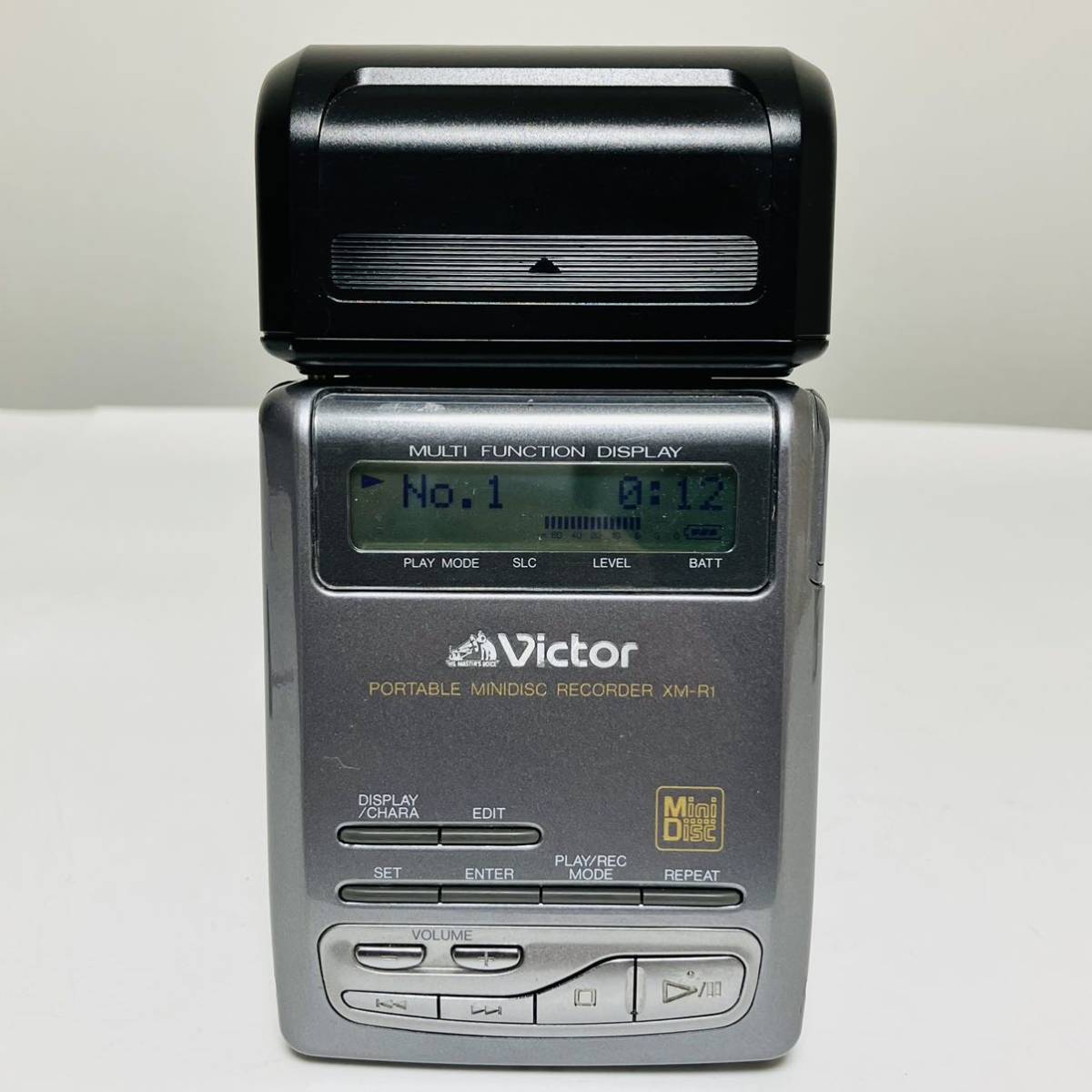 再生OK/貴重品【送料無料/安心発送】Victor ビクター XM-R1 ポータブルMDプレーヤー ポータブルMDレコーダー 中古 現状品 XM-R1 ビクター Victor victor - 18⁄229-04