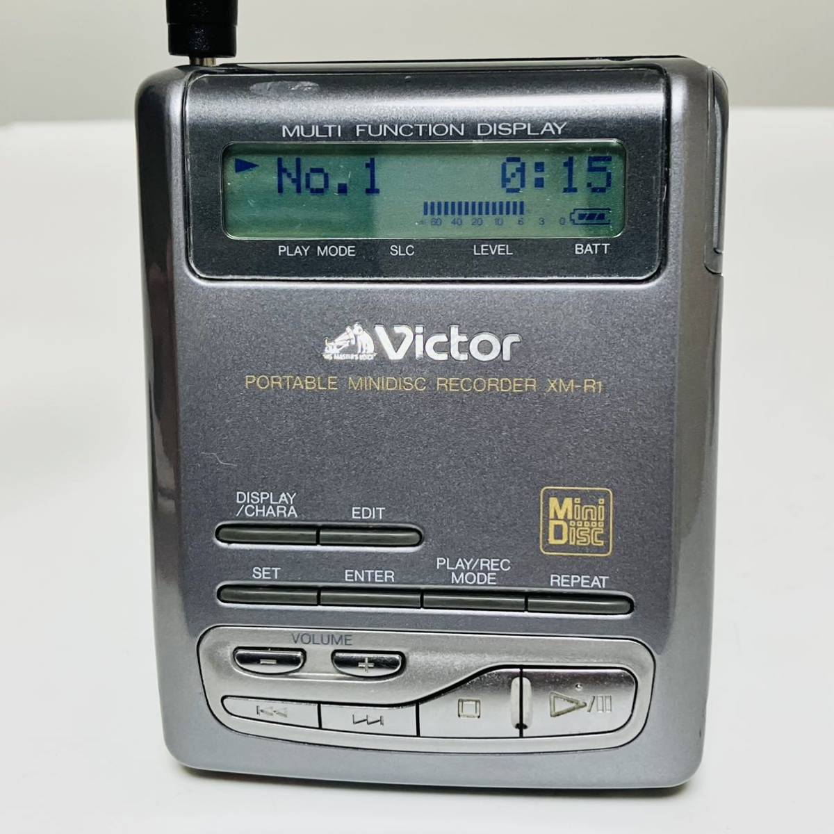 再生OK/貴重品【送料無料/安心発送】Victor ビクター XM-R1 ポータブルMDプレーヤー ポータブルMDレコーダー 中古 現状品 XM-R1 ビクター Victor victor - 18⁄229-04