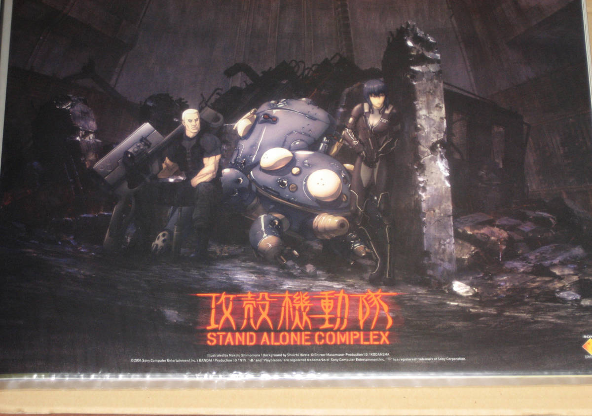非売品 B2 両面ポスター【攻殻機動隊 STAND ALONE COMPLEX 】士郎正宗 