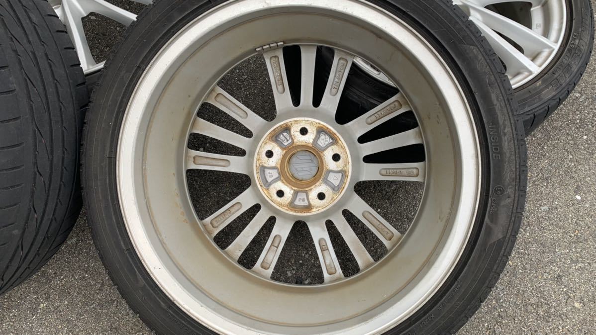 スイフトスポーツ純正アルミ+タイヤ 195/45R17 2本セット ZC32S スズキ スイフトスポーツ純正アルミ4本セット 17×6.5J 195/45R17 ZC32S