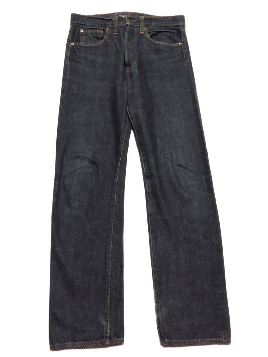DENIME ORIZZONTI BLACK W32 先染め ゴールドセルビッチ