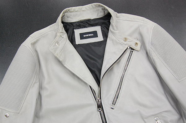 極上！定価12.9万 ディーゼル DIESEL「L-MACKSON」羊革 ギャザー 