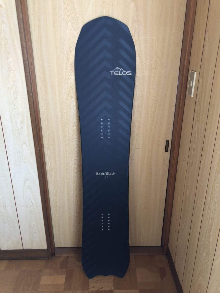 ほぼ新品 超貴重 TELOS BACK/SLASH 153 超ワイド 19-20 ワックス済み 即滑れます！ パウダー カービング グラトリ テロス DRに負けない