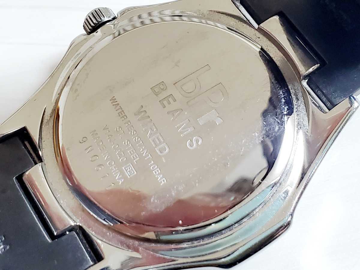 美品☆WIRED BEAMS ワイアード・ビームスコラボ 紳士用腕時計 
