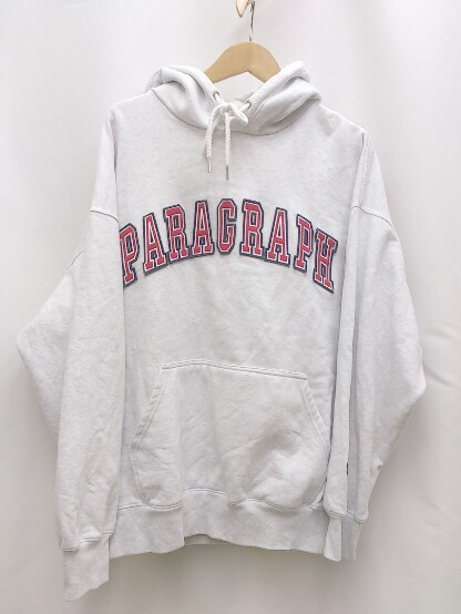  pragraph パラグラフ パーカー 長袖 21AW カレッジロゴ プルオーバー コットン スウェット 裏起毛 表記なし グレー メンズ 1206000000821(Mサイズ)｜売買されたオークション情報、yahooの商品情報をア Mサイズ