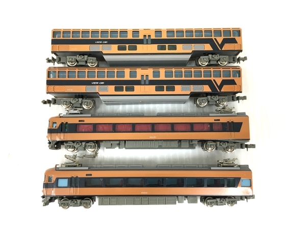 Nゲージ 鉄道模型 ビスタカー4両セット (ジャンク品） Nゲージ 近鉄