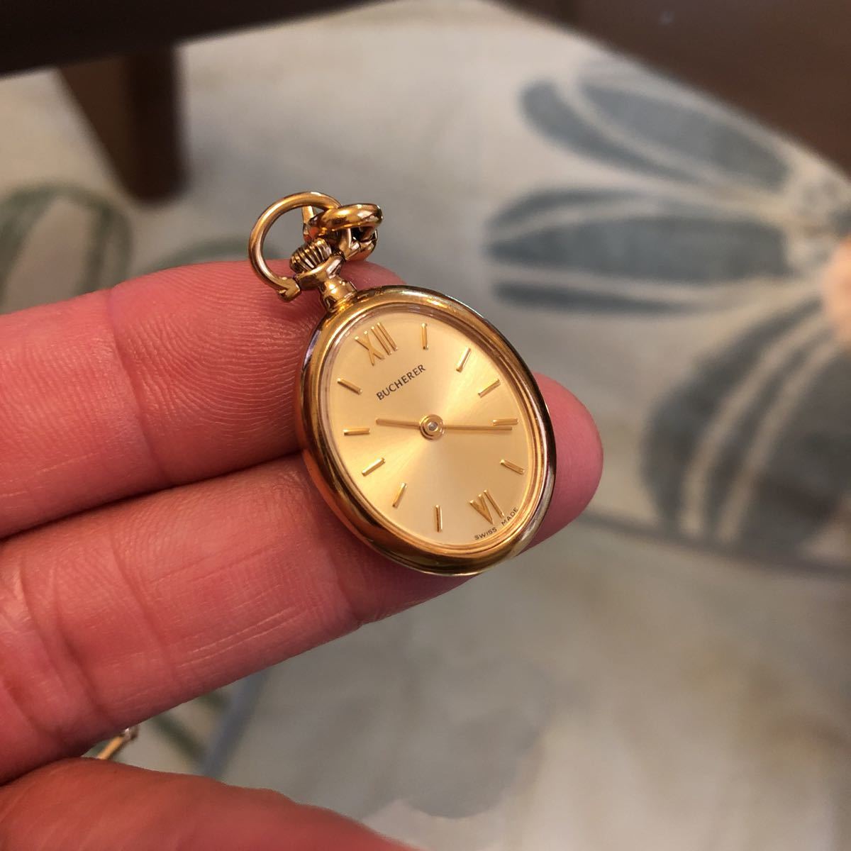 ブッフェラー BUCHERER 懐中時計 ペンダントウォッチ 手巻き Yahoo 